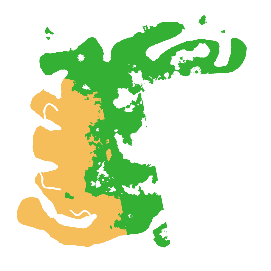 Biome Rust Map: Procedural Map, Size: 3500, Seed: 232938567