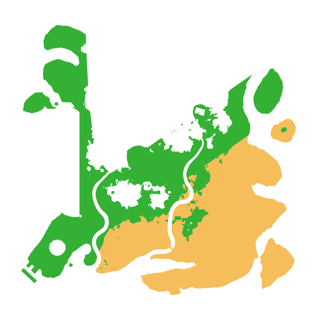 Biome Rust Map: Procedural Map, Size: 3500, Seed: 3122016