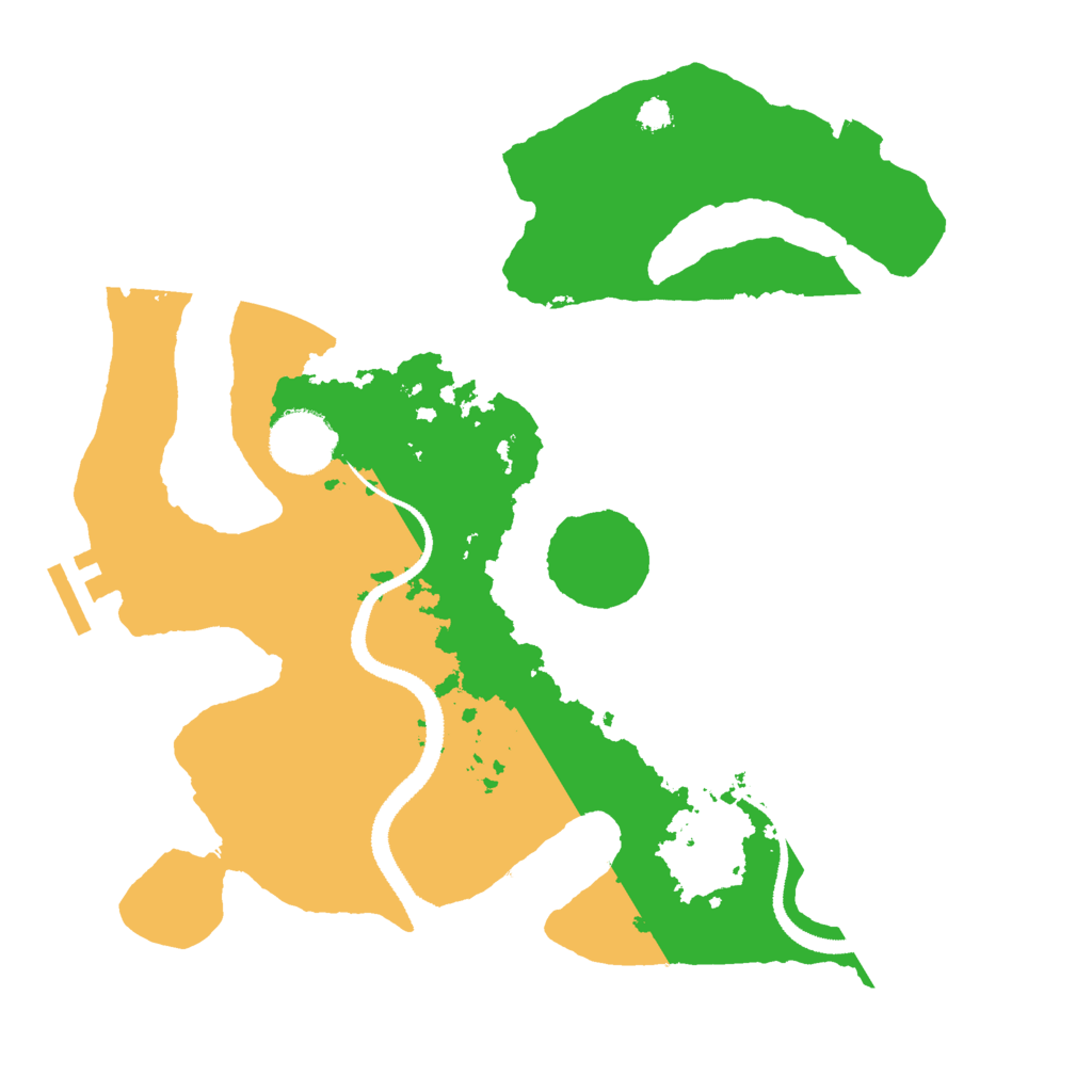 Biome Rust Map: Procedural Map, Size: 3000, Seed: 104319565