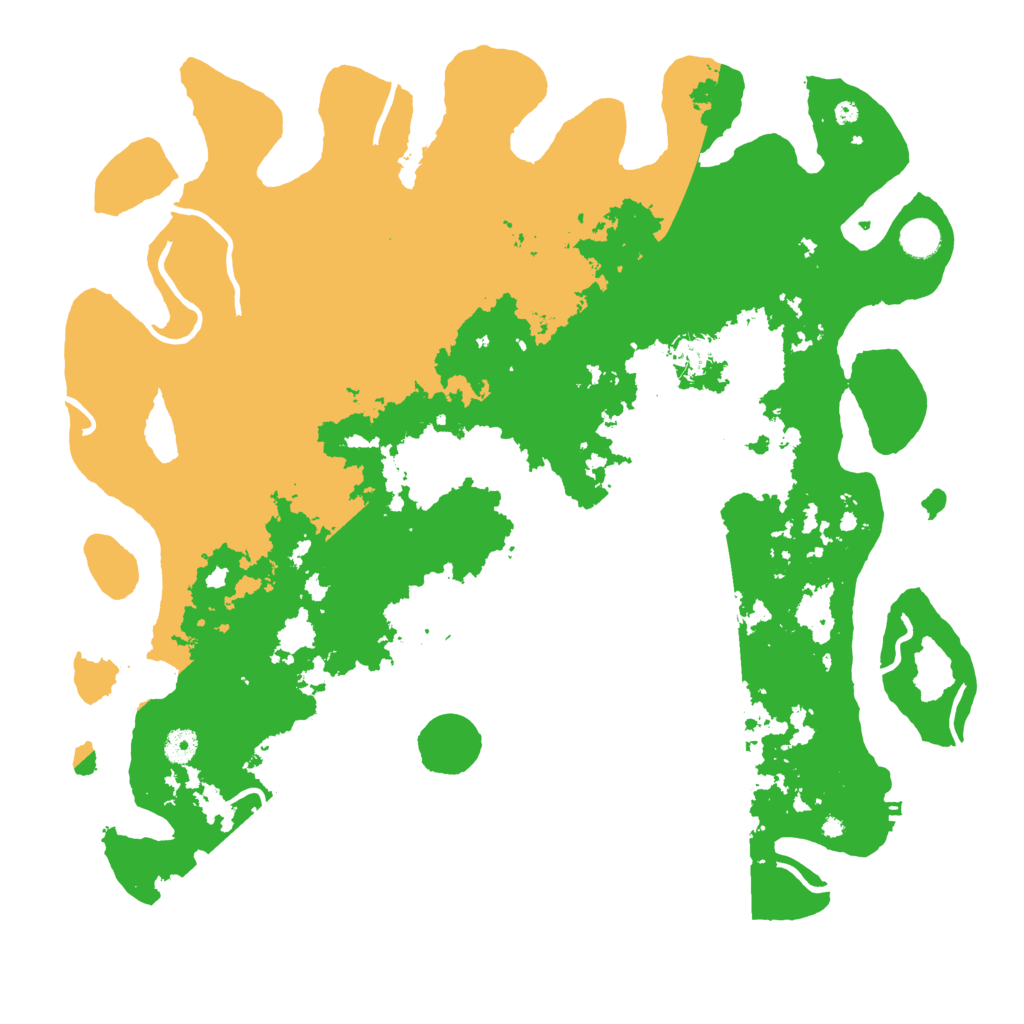Biome Rust Map: Procedural Map, Size: 4500, Seed: 324342