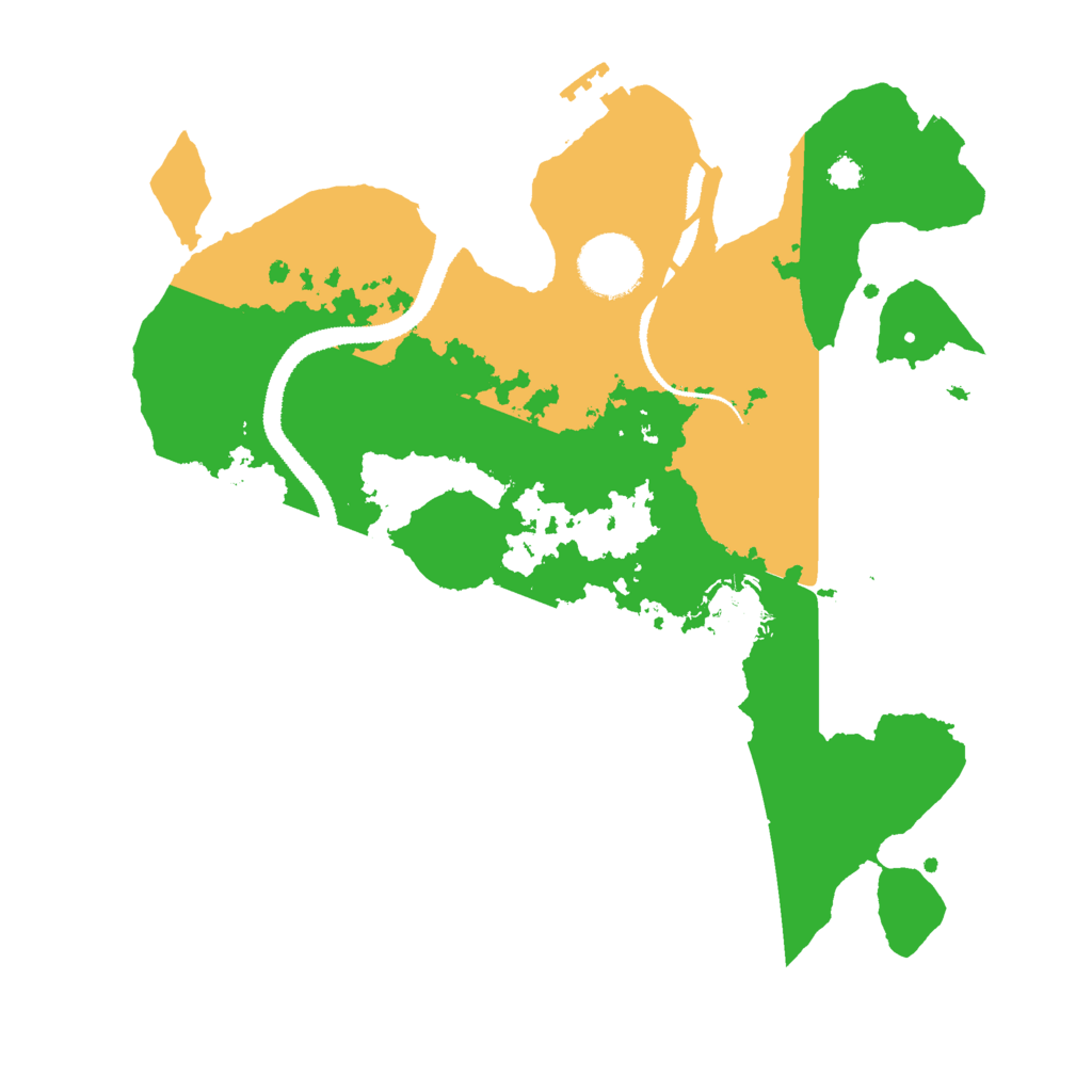Biome Rust Map: Procedural Map, Size: 3000, Seed: 49031166