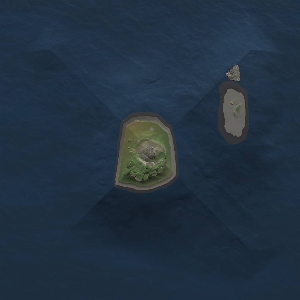 Rust Map: Procedural Map, Size: 1000, Seed: 774204391, 3 Monuments