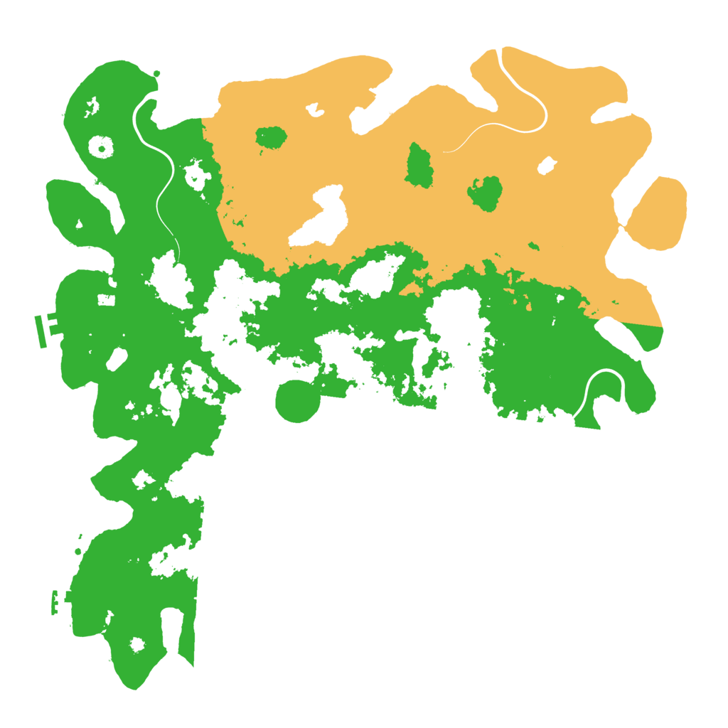Biome Rust Map: Procedural Map, Size: 4500, Seed: 1471682