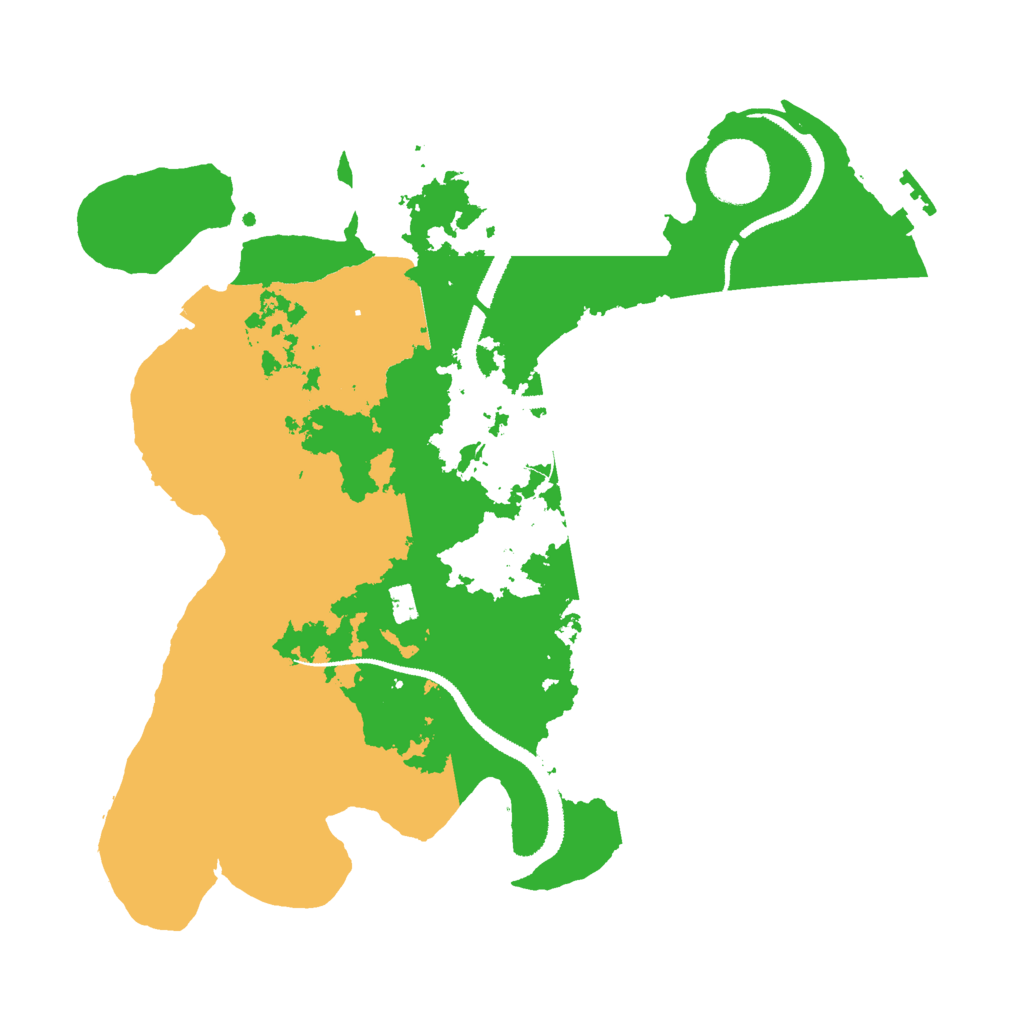 Biome Rust Map: Procedural Map, Size: 3000, Seed: 680166761
