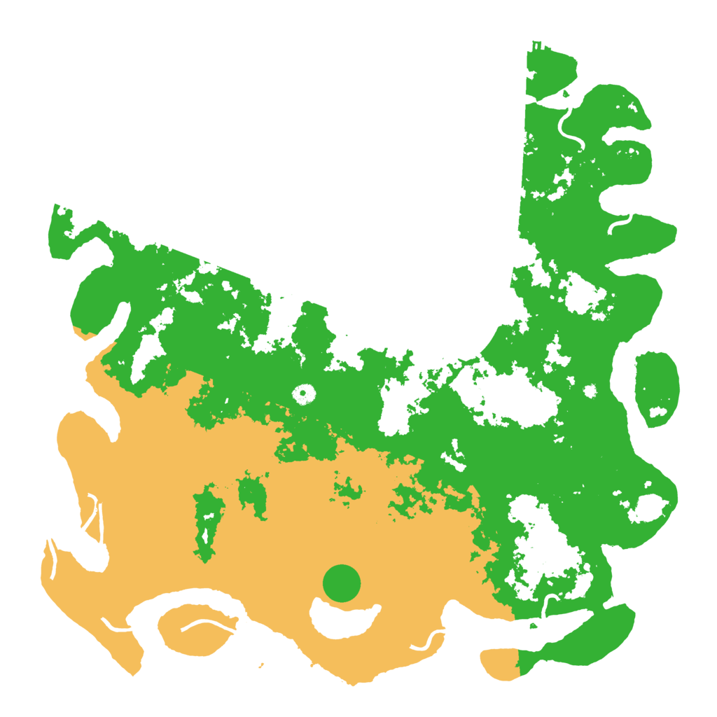 Biome Rust Map: Procedural Map, Size: 5000, Seed: 110537088