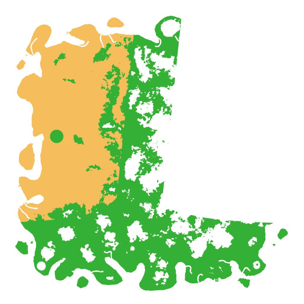 Biome Rust Map: Procedural Map, Size: 6000, Seed: 987456321