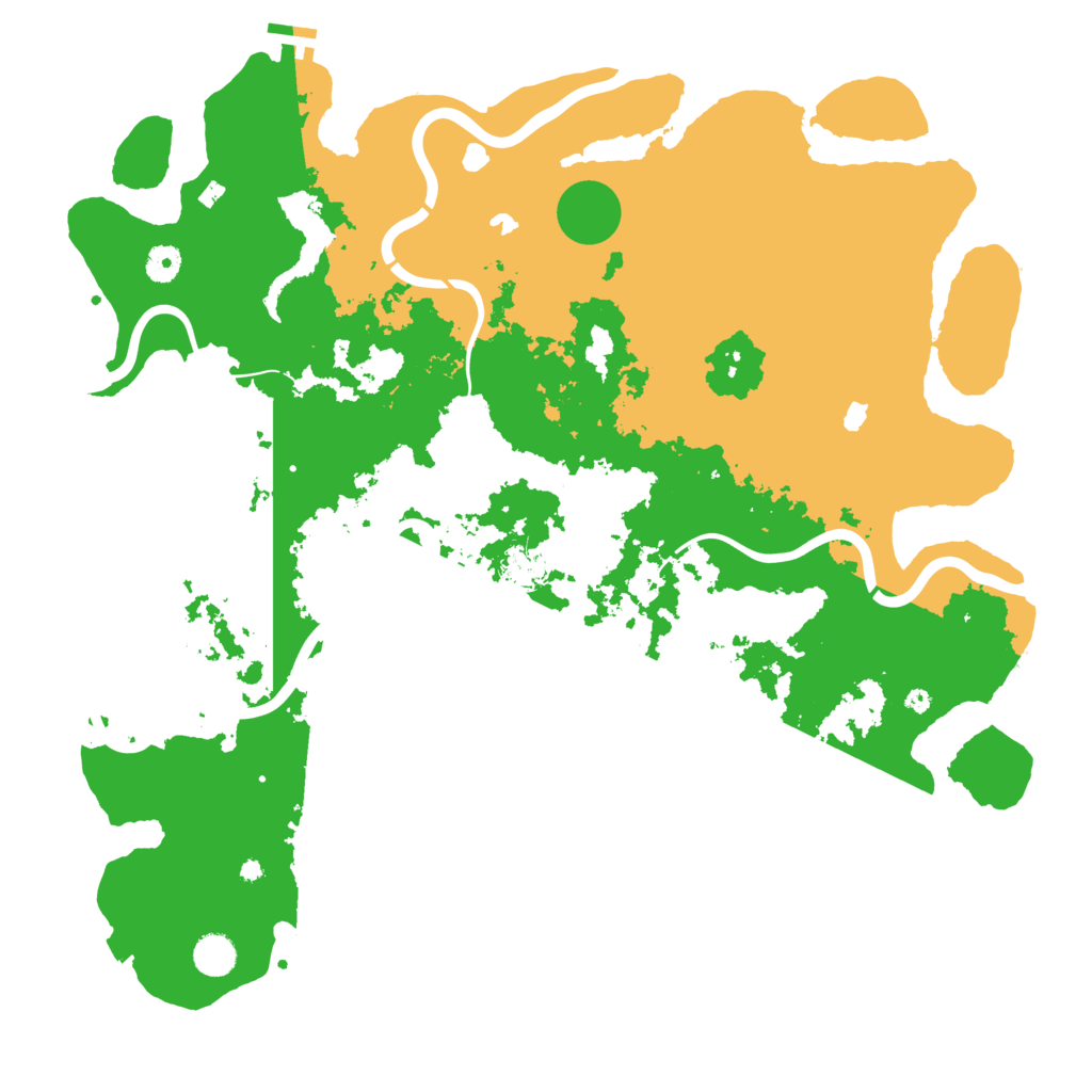 Biome Rust Map: Procedural Map, Size: 4500, Seed: 83627