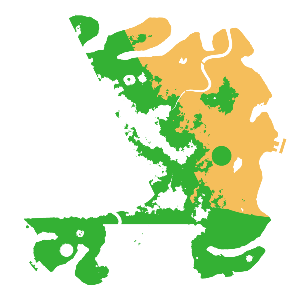 Biome Rust Map: Procedural Map, Size: 4000, Seed: 854395462