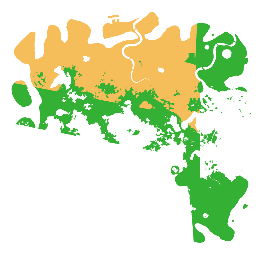 Biome Rust Map: Procedural Map, Size: 5000, Seed: 6738