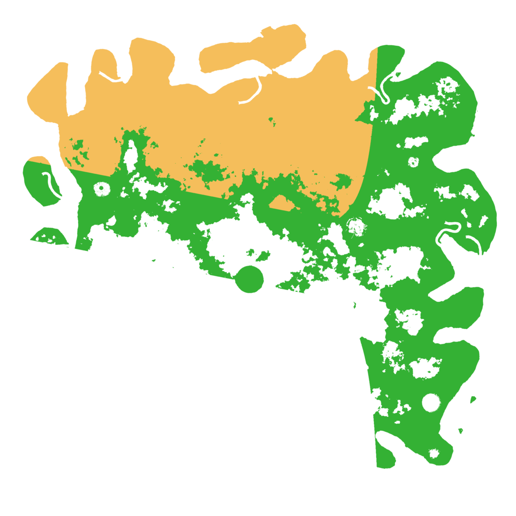 Biome Rust Map: Procedural Map, Size: 5000, Seed: 6738