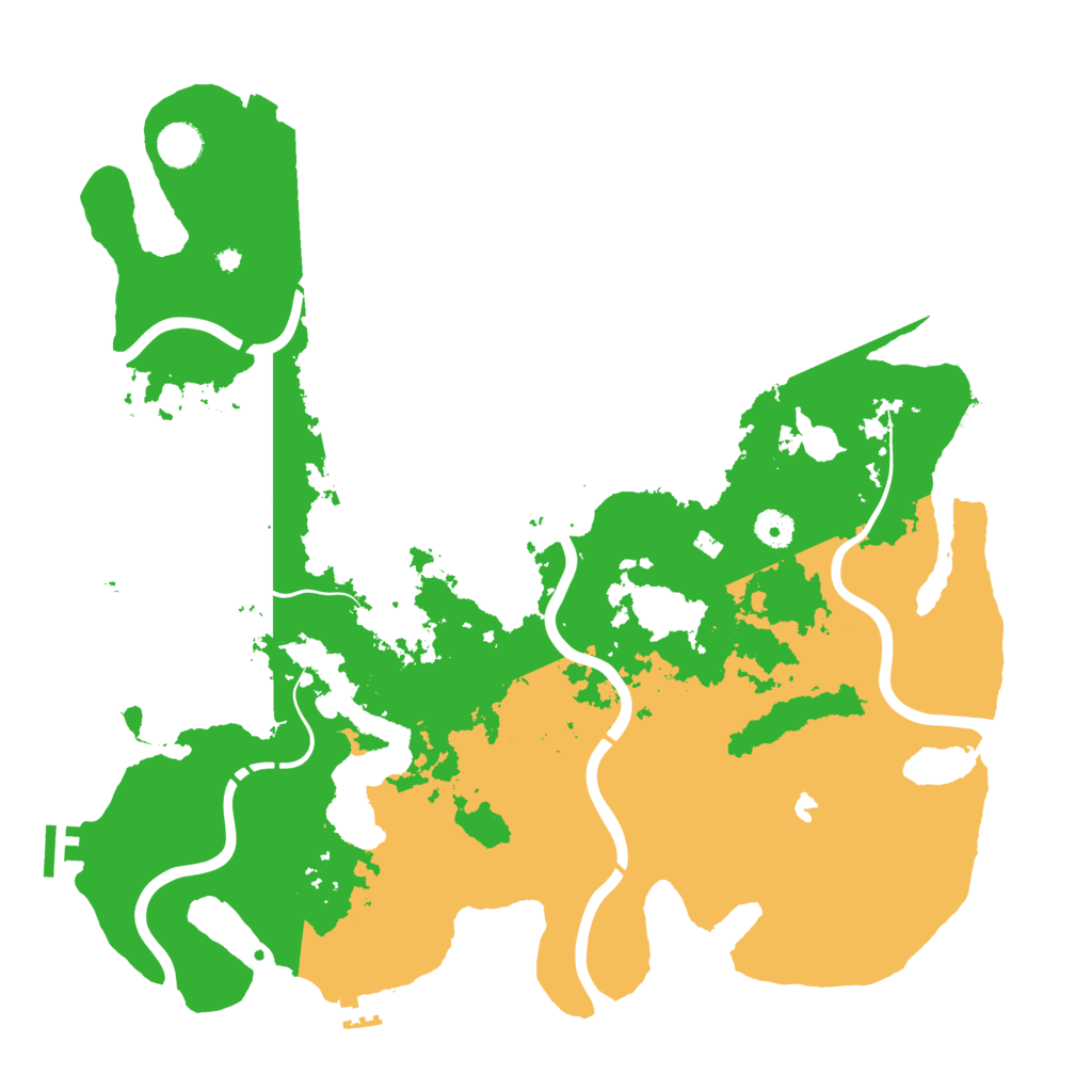 Biome Rust Map: Procedural Map, Size: 4250, Seed: 1421576290