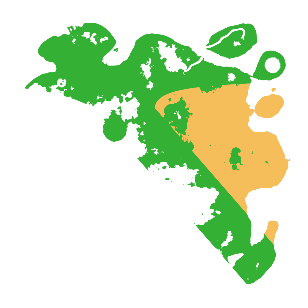 Biome Rust Map: Procedural Map, Size: 3500, Seed: 119194258
