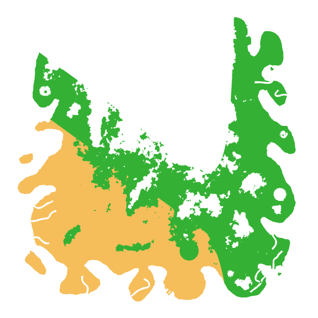 Biome Rust Map: Procedural Map, Size: 4450, Seed: 111111