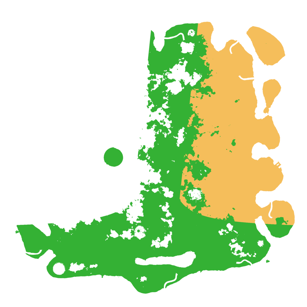Biome Rust Map: Procedural Map, Size: 4500, Seed: 2309859