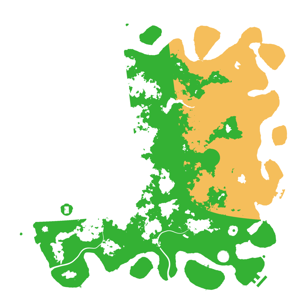 Biome Rust Map: Procedural Map, Size: 4500, Seed: 6984