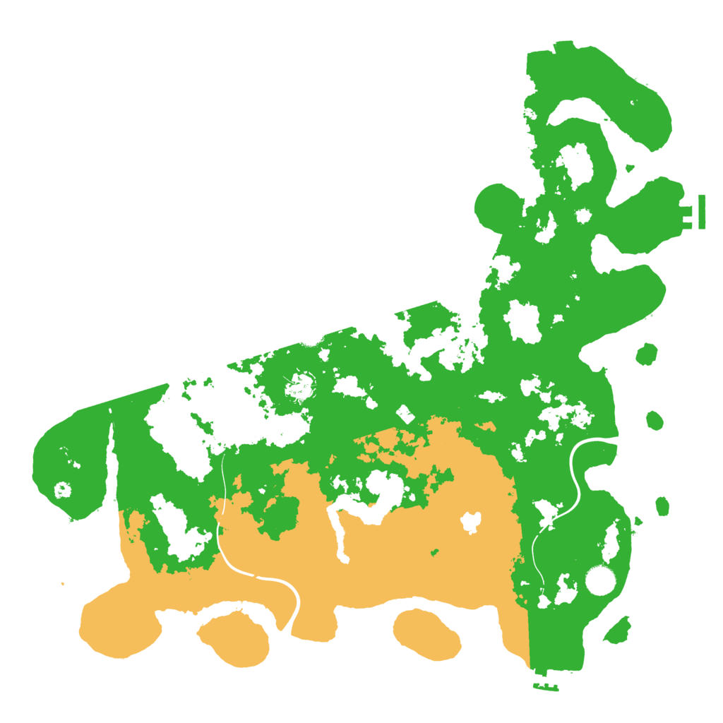 Biome Rust Map: Procedural Map, Size: 4250, Seed: 208569