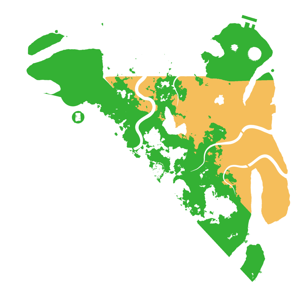Biome Rust Map: Procedural Map, Size: 4000, Seed: 590492796