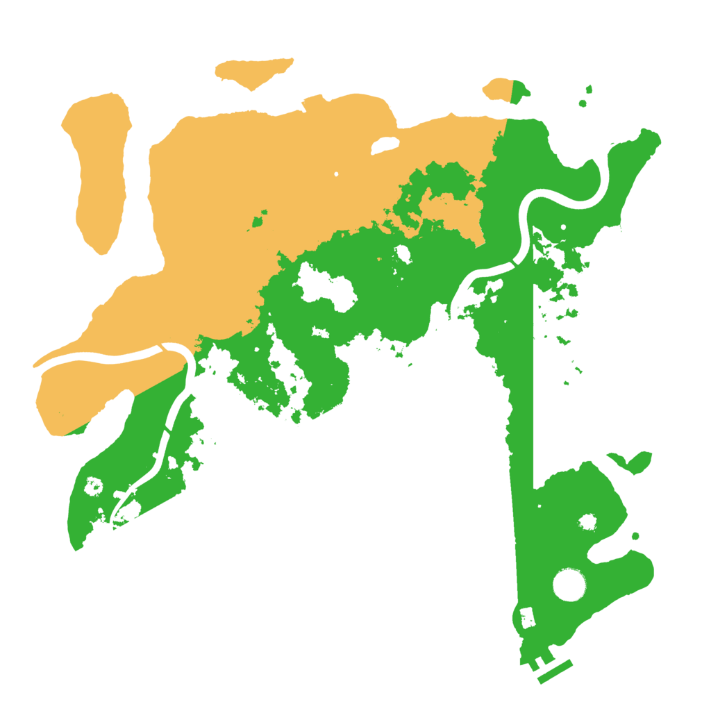 Biome Rust Map: Procedural Map, Size: 3800, Seed: 404923103