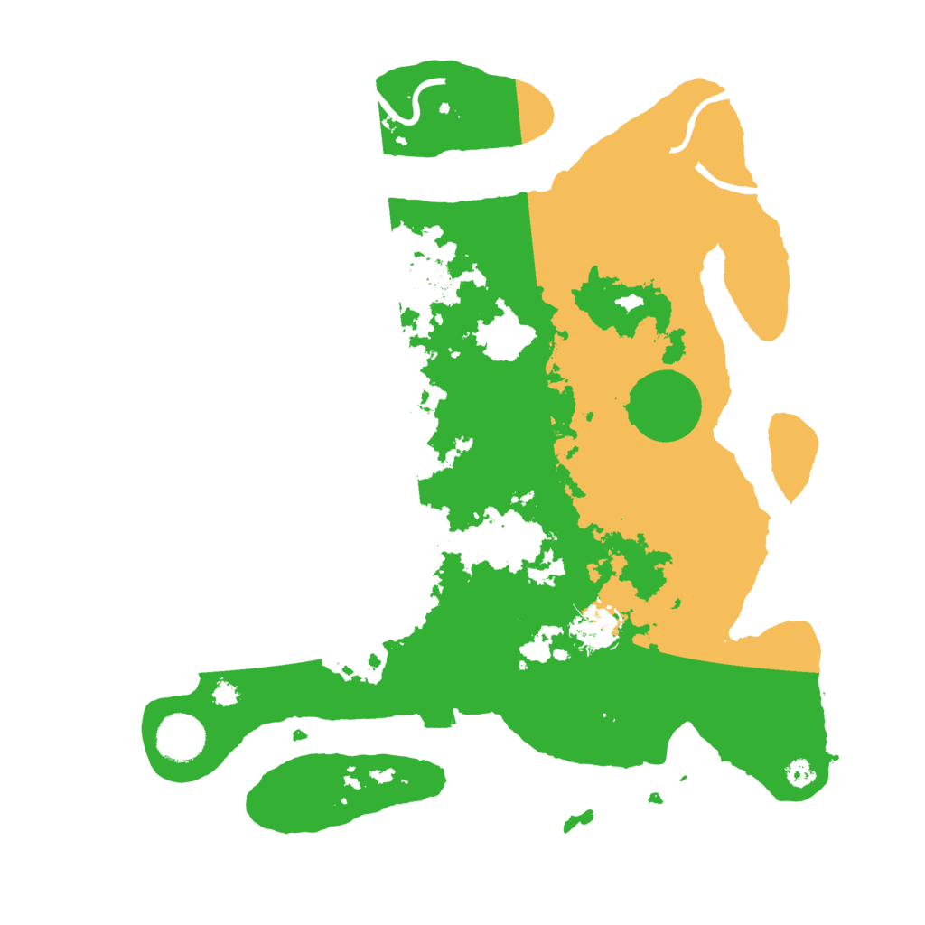 Biome Rust Map: Procedural Map, Size: 3400, Seed: 19881212