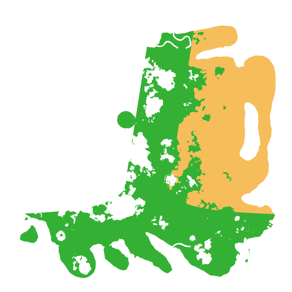 Biome Rust Map: Procedural Map, Size: 4500, Seed: 46