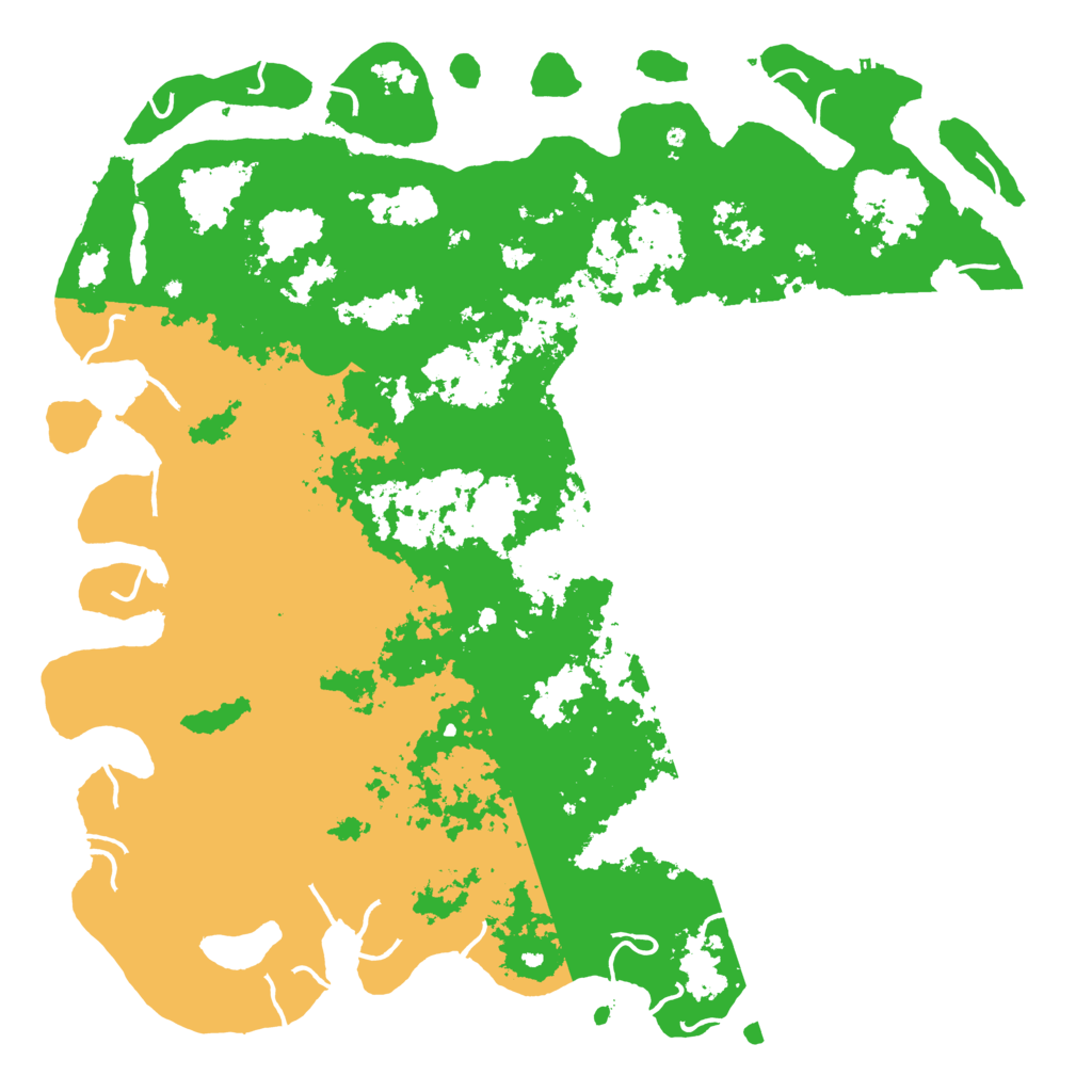 Biome Rust Map: Procedural Map, Size: 6000, Seed: 621690430