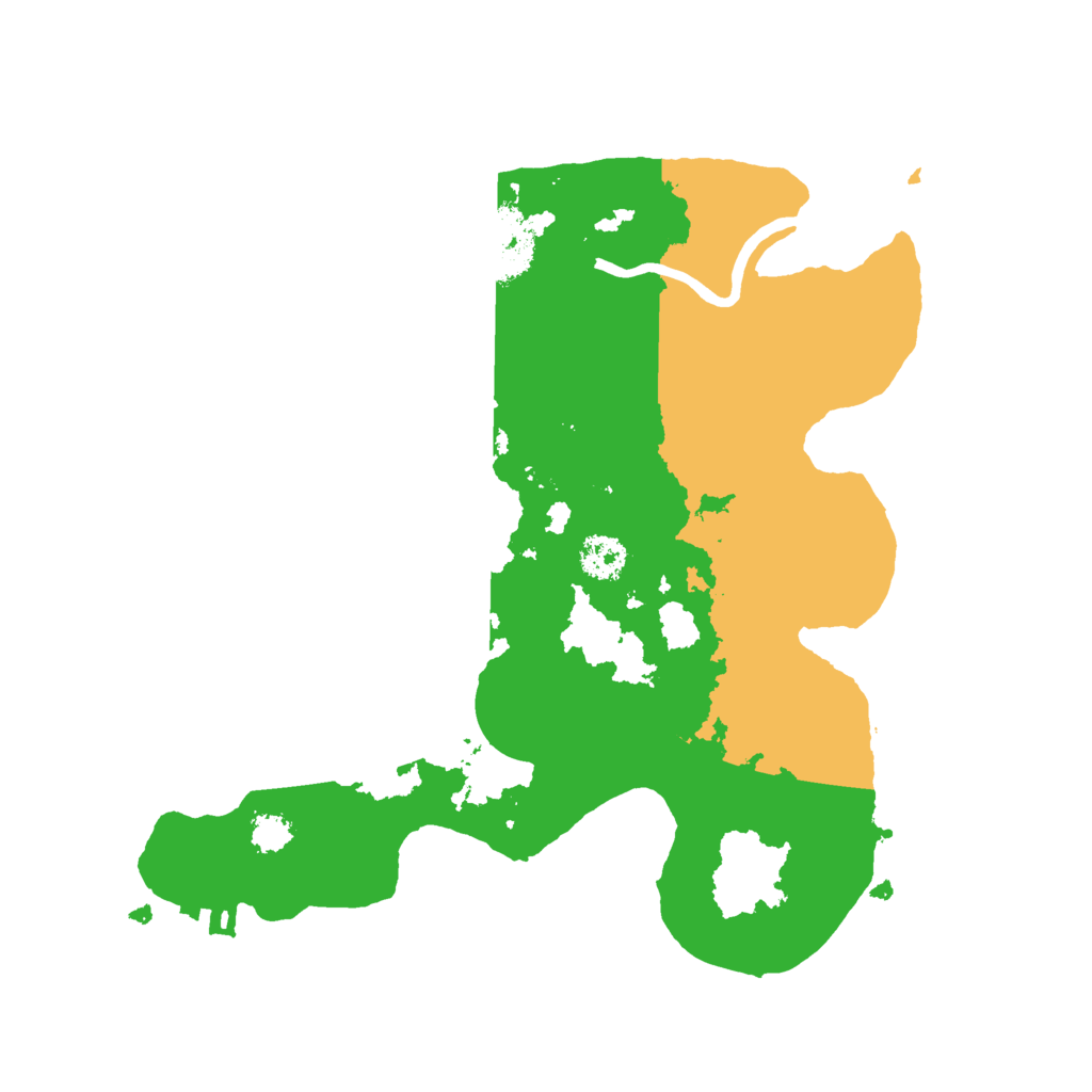 Biome Rust Map: Procedural Map, Size: 2500, Seed: 473469021