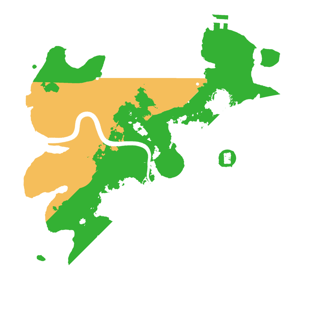 Biome Rust Map: Procedural Map, Size: 3000, Seed: 442046449