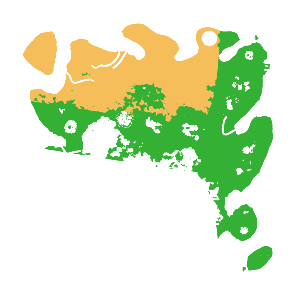 Biome Rust Map: Procedural Map, Size: 3500, Seed: 133512208