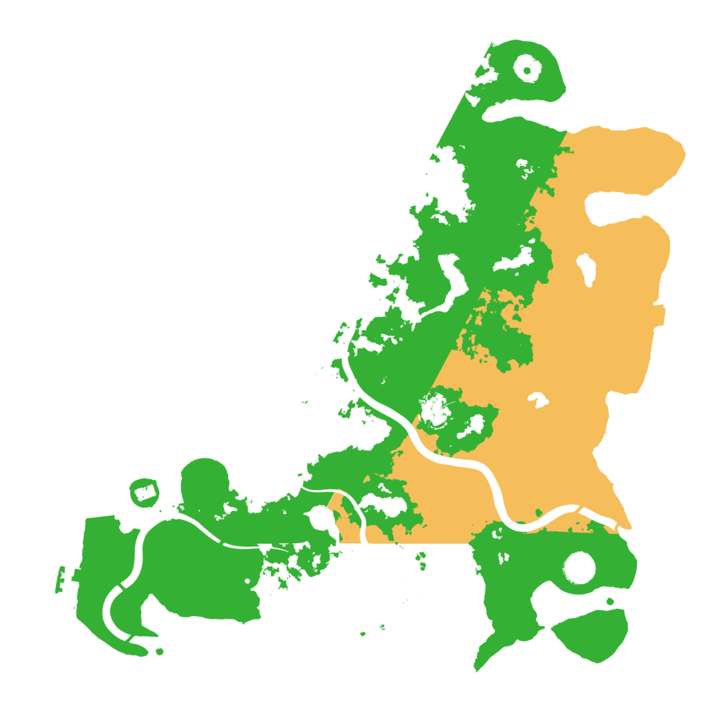 Biome Rust Map: Procedural Map, Size: 4000, Seed: 49296012