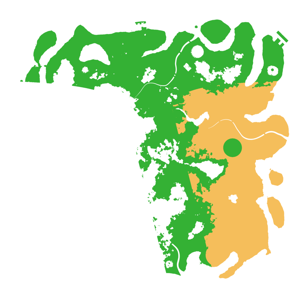Biome Rust Map: Procedural Map, Size: 4300, Seed: 636036251