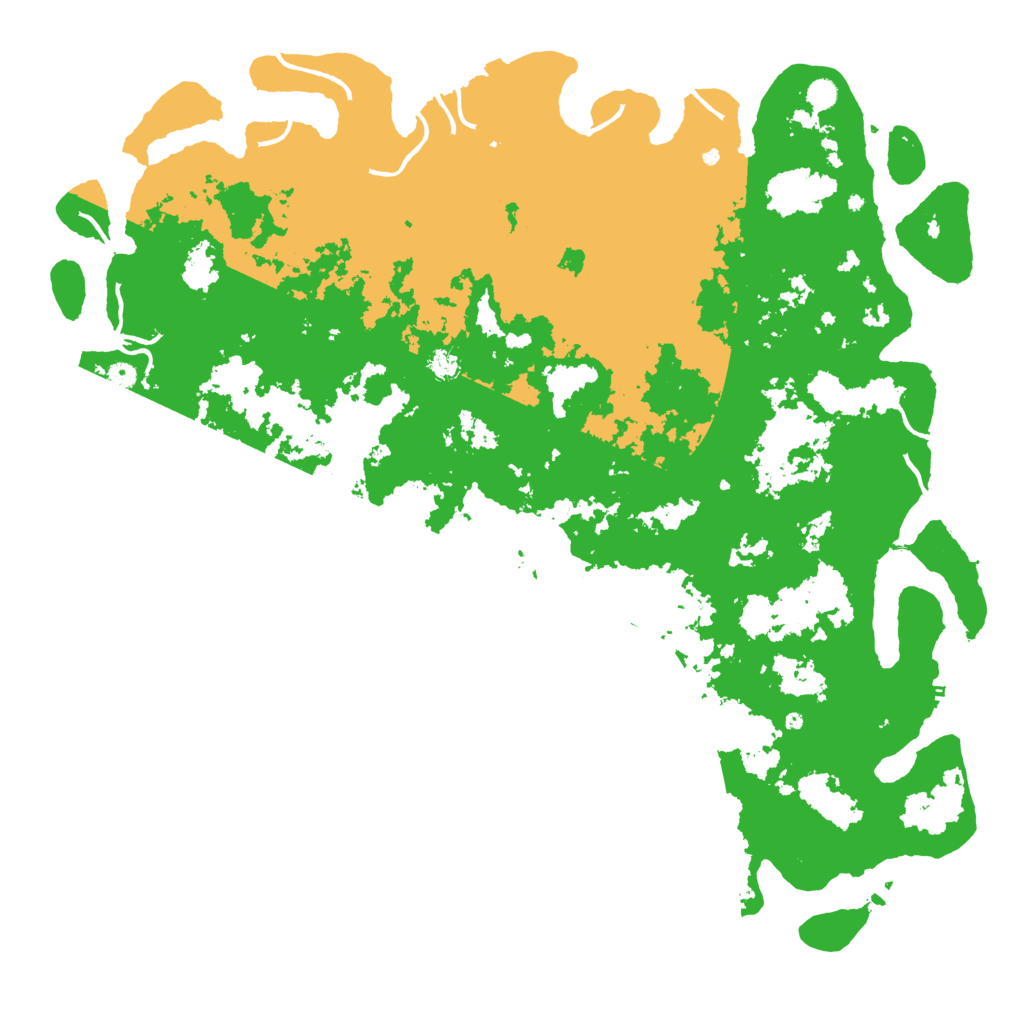 Biome Rust Map: Procedural Map, Size: 6000, Seed: 751981301