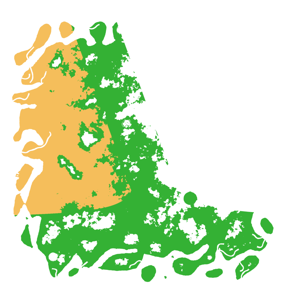 Biome Rust Map: Procedural Map, Size: 6000, Seed: 119933560