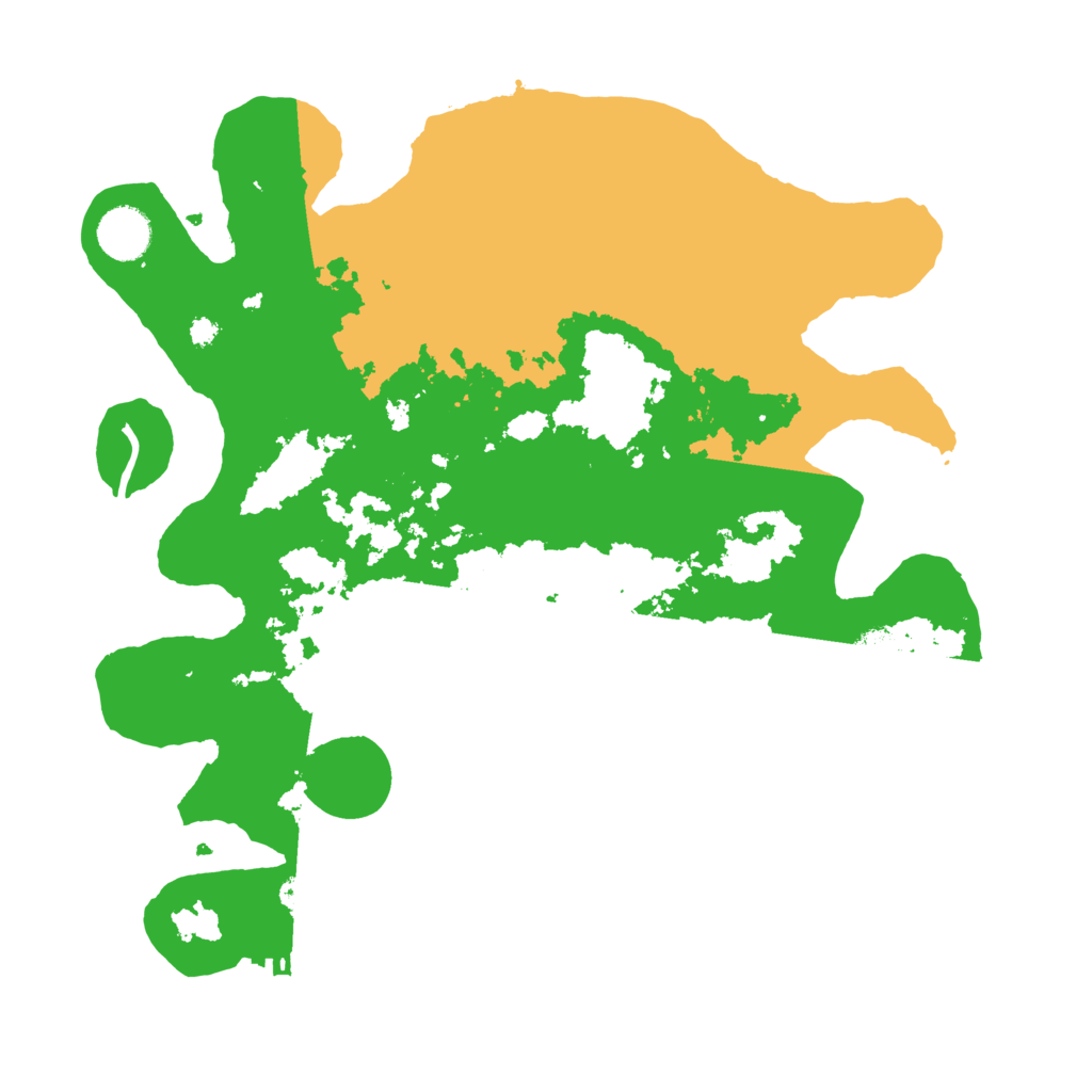 Biome Rust Map: Procedural Map, Size: 3600, Seed: 1289583311