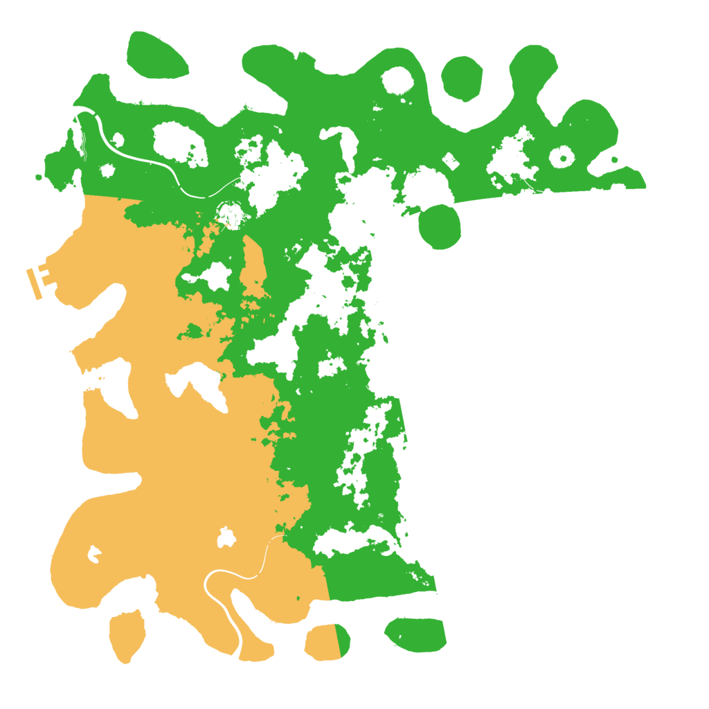 Biome Rust Map: Procedural Map, Size: 4500, Seed: 480482352