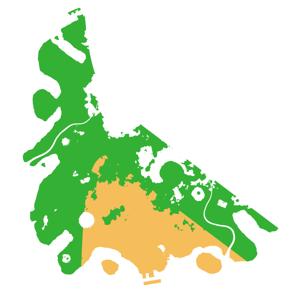 Biome Rust Map: Procedural Map, Size: 3500, Seed: 852149969
