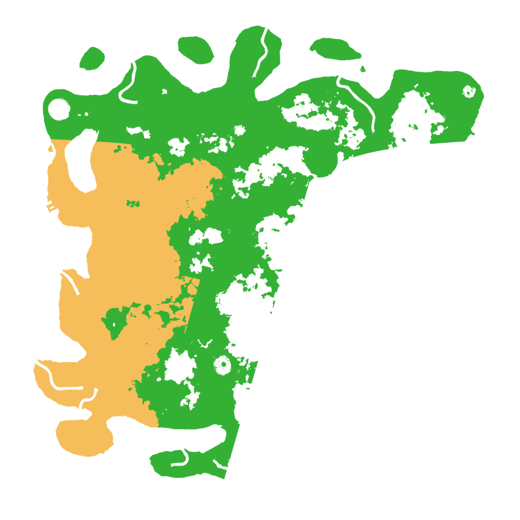 Biome Rust Map: Procedural Map, Size: 4300, Seed: 130270832