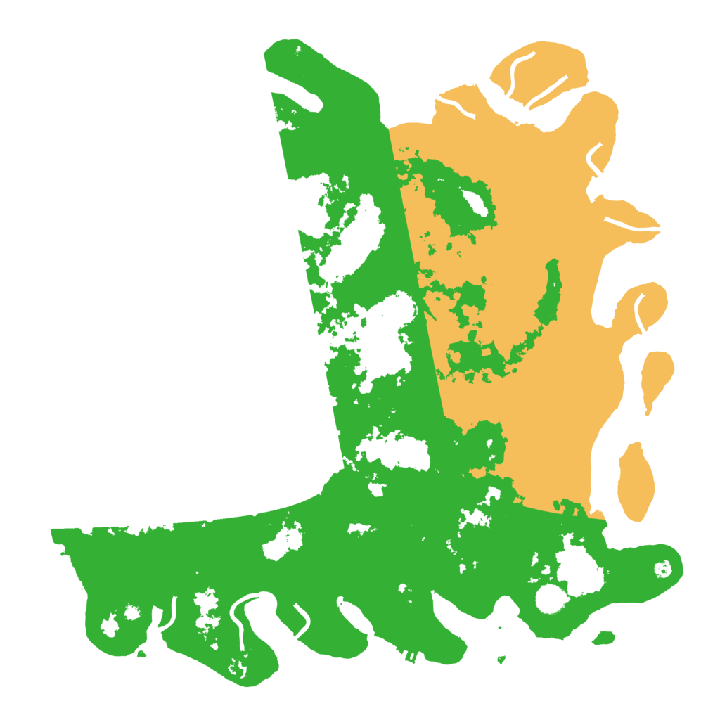 Biome Rust Map: Procedural Map, Size: 4300, Seed: 31543