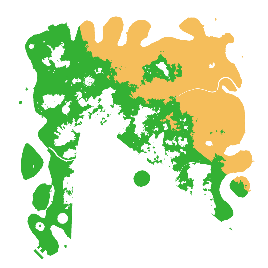 Biome Rust Map: Procedural Map, Size: 4500, Seed: 760687430