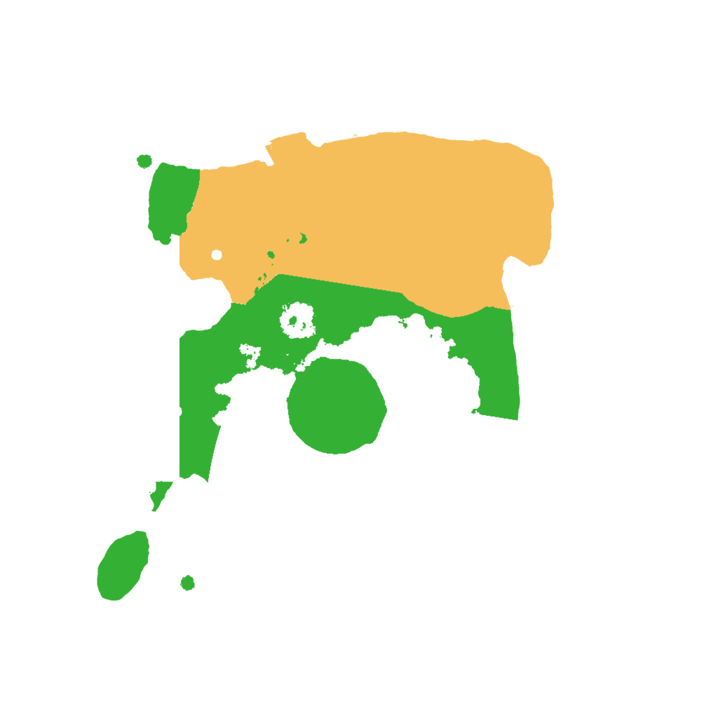 Biome Rust Map: Procedural Map, Size: 2000, Seed: 1146038