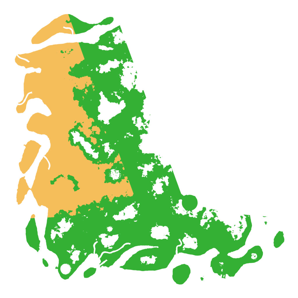 Biome Rust Map: Procedural Map, Size: 5000, Seed: 119933560