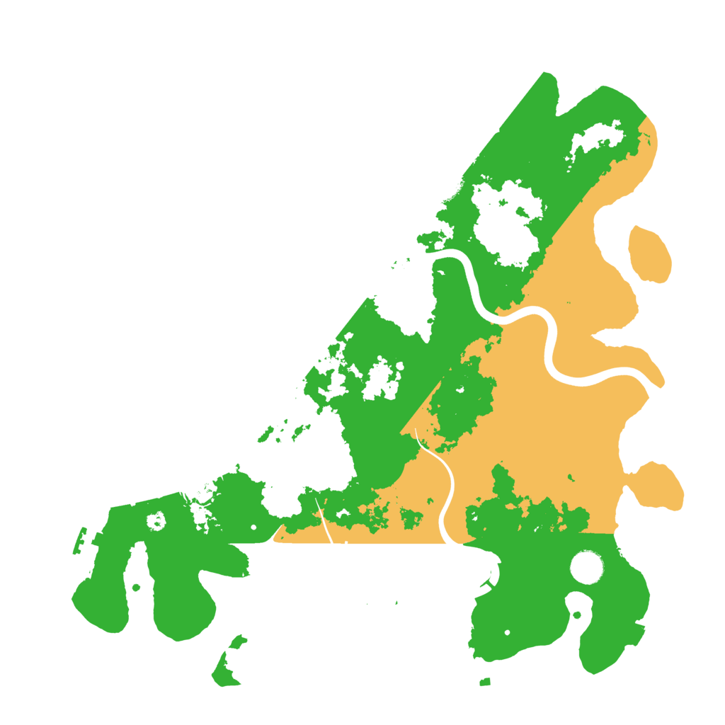 Biome Rust Map: Procedural Map, Size: 3850, Seed: 84514