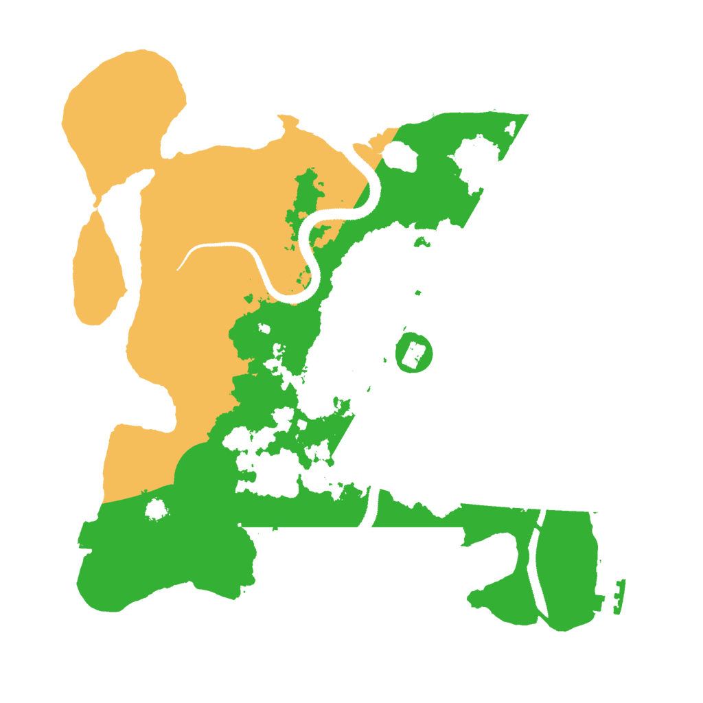 Biome Rust Map: Procedural Map, Size: 3000, Seed: 669