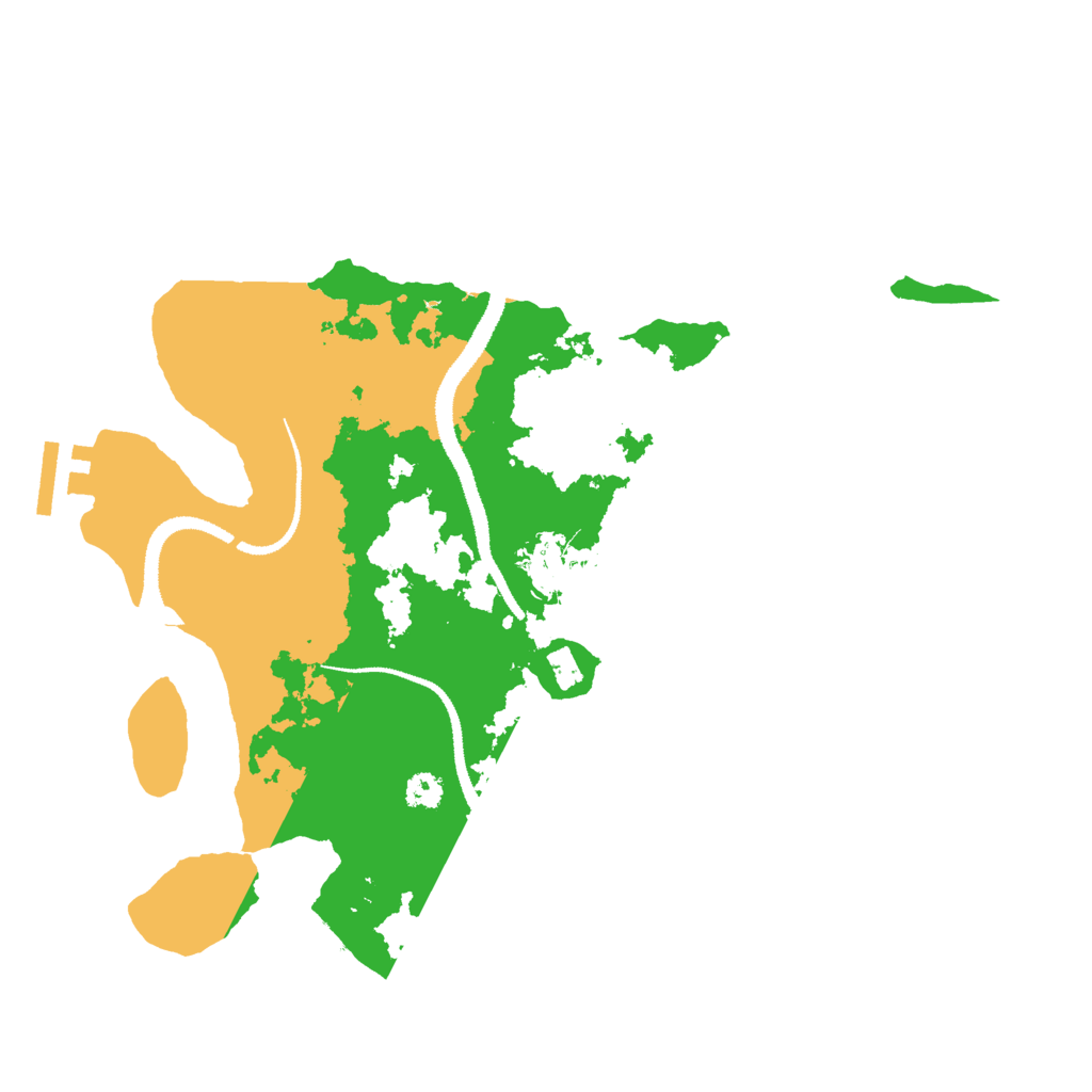 Biome Rust Map: Procedural Map, Size: 3000, Seed: 2068117738