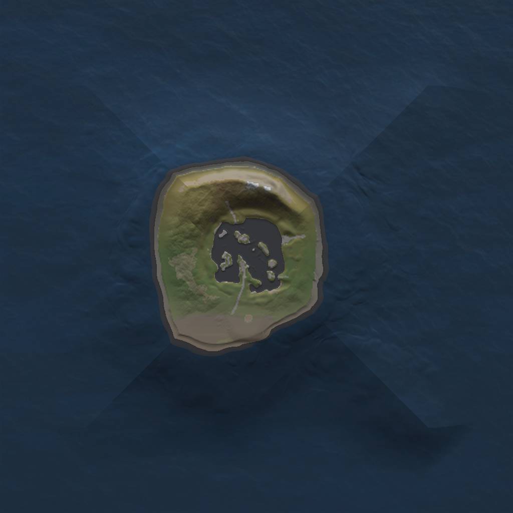 Rust Map: Barren, Size: 1000, Seed: 6451253, 3 Monuments