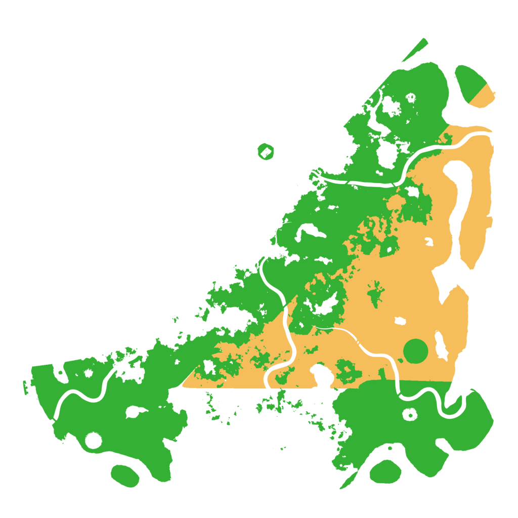 Biome Rust Map: Procedural Map, Size: 5500, Seed: 2319881