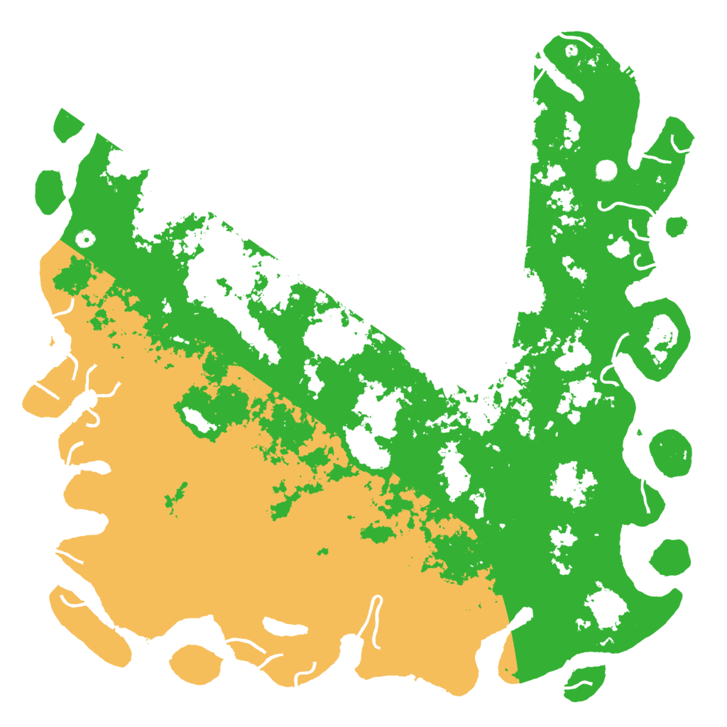 Biome Rust Map: Procedural Map, Size: 6000, Seed: 262022