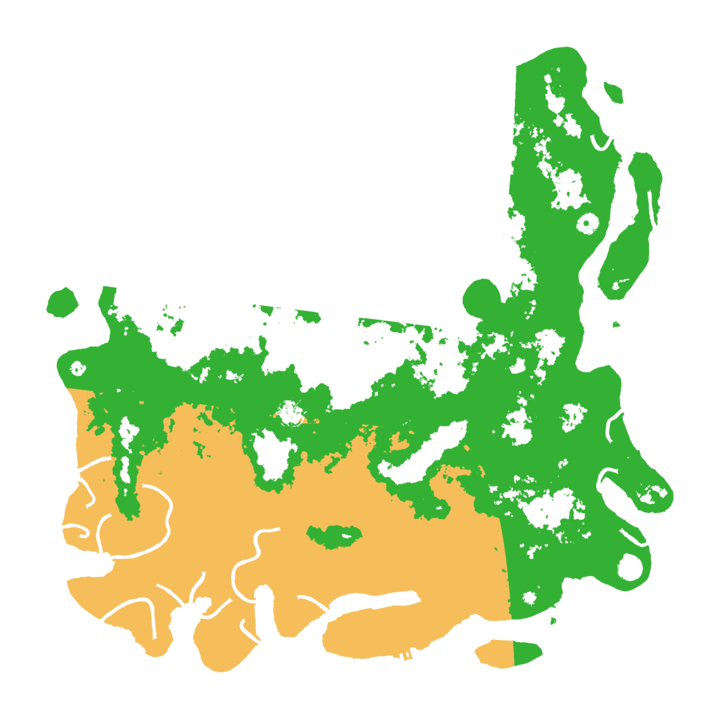 Biome Rust Map: Procedural Map, Size: 5000, Seed: 20220602