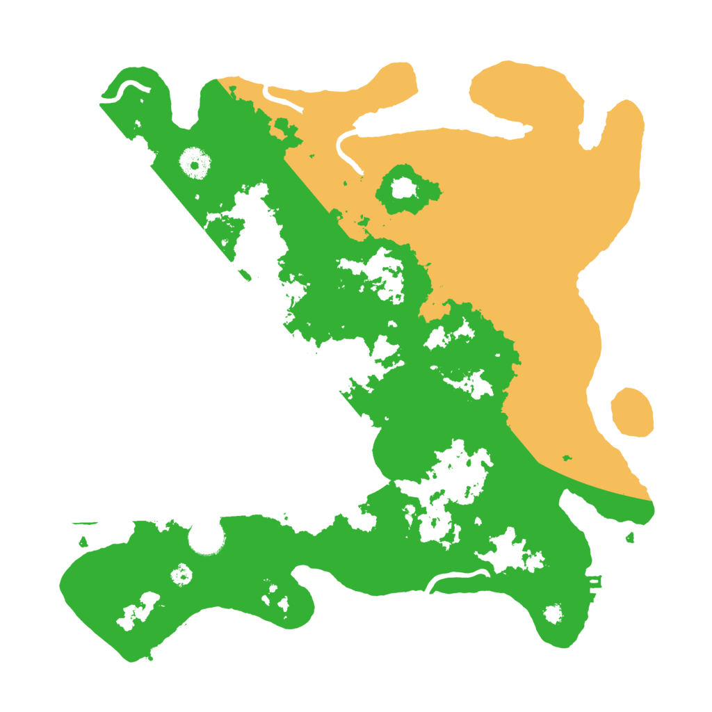 Biome Rust Map: Procedural Map, Size: 3500, Seed: 546480182