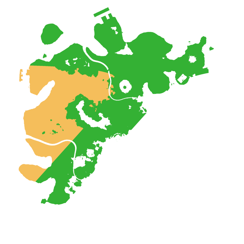 Biome Rust Map: Procedural Map, Size: 3000, Seed: 112377242