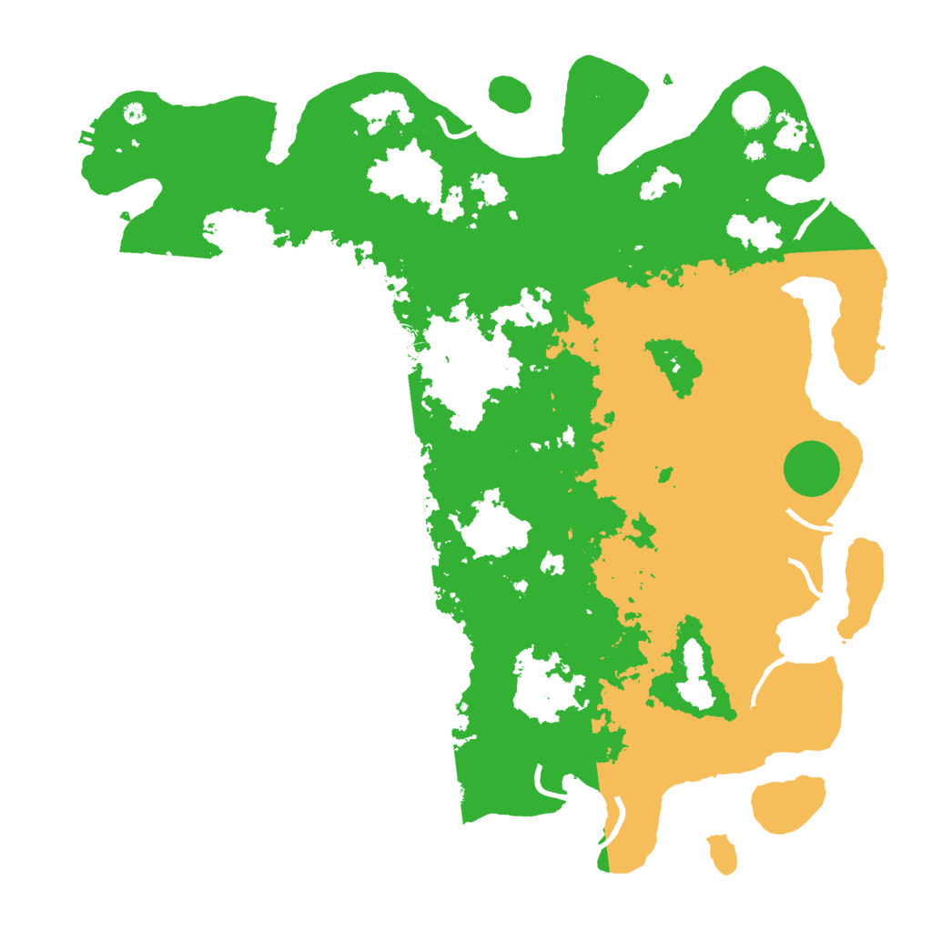 Biome Rust Map: Procedural Map, Size: 4390, Seed: 13373